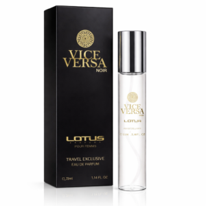 Apă de parfum LOTUS Vice Versa Noir Travel pentru femei, EDP, 33 ml