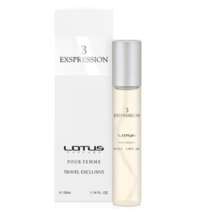 Apă de parfum LOTUS 3 Expression Travel pentru femei, EDP, 33 ml