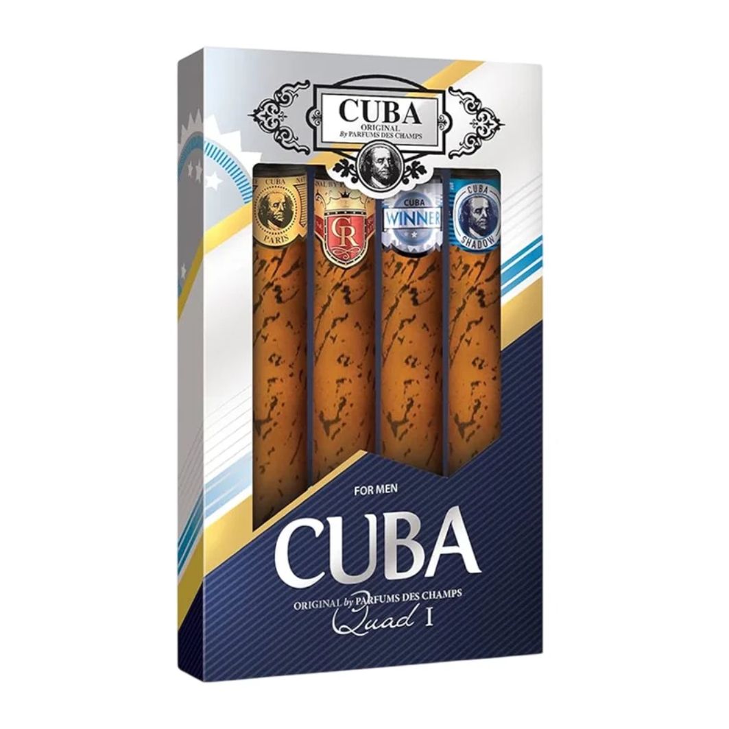 Set parfumuri bărbătești Cuba Quad I, EDT, 4 x 35 ml, Cuba Paris® - imagine 3