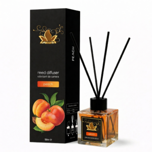 Odorizant de cameră cu bețișoare, Mozaic Peach, 100 ml