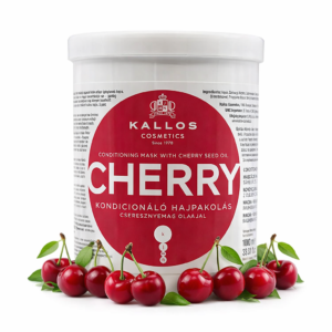 Mască pentru păr cu ulei din sâmburi de cireșe, Kallos Cherry Hair Mask, 1000 ml, KALLOS®