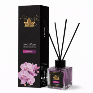 Odorizant de cameră cu bețișoare, Mozaic Orchid, 100 ml