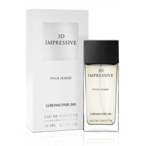 Apă de toaletă pentru femei 3D IMPRESSIVE, 50 ml, GORDANO PARFUMS®