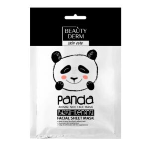Masca facială Brightening Panda, iluminare și revitalizare ten, BEAUTY DERM®