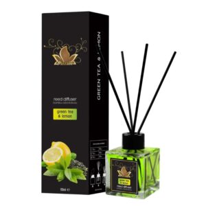 Odorizant de cameră cu bețișoare, Mozaic Green Tea & Lemon, 100 ml