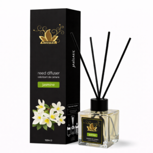 Odorizant de cameră cu bețișoare, Mozaic Jasmine, 100 ml