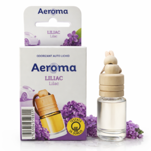 Odorizant auto lichid Aeroma Liliac, 6 ml – parfum floral delicat și relaxant