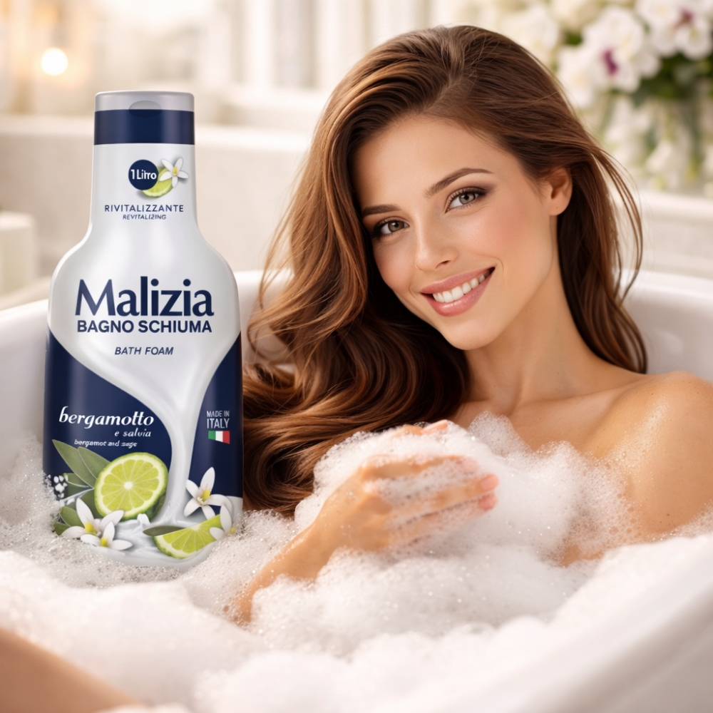 Spumant de baie Malizia cu Bergamotă și Salvie, 1 L - imagine 2