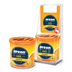 Odorizant solid pentru casă și mașină AREON Gel Orange, 80 g