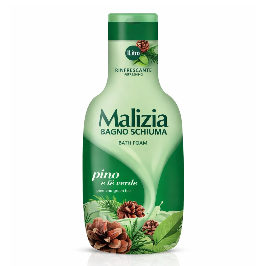 Spumant de baie Malizia cu Pin și Ceai Verde, 1 L - imagine 3