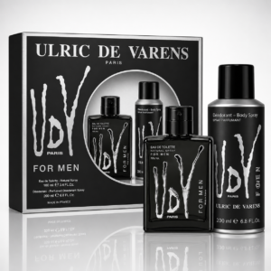 Set cadou bărbați UDV For Men, Apă de toaletă 100 ml + Deodorant 200 ml, Ulric de Varens®