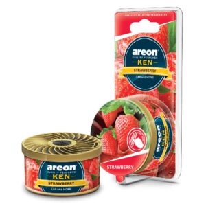 Odorizant solid pentru casă și mașină, AREON KEN Strawberry, 35 g