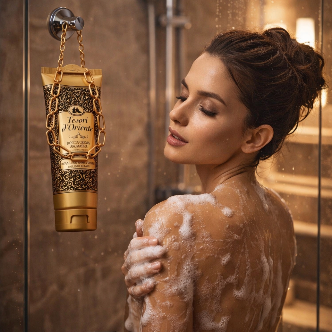 Cremă de duș Tesori d’Oriente Hammam, cu ulei de argan și susan, 250 ml - imagine 2