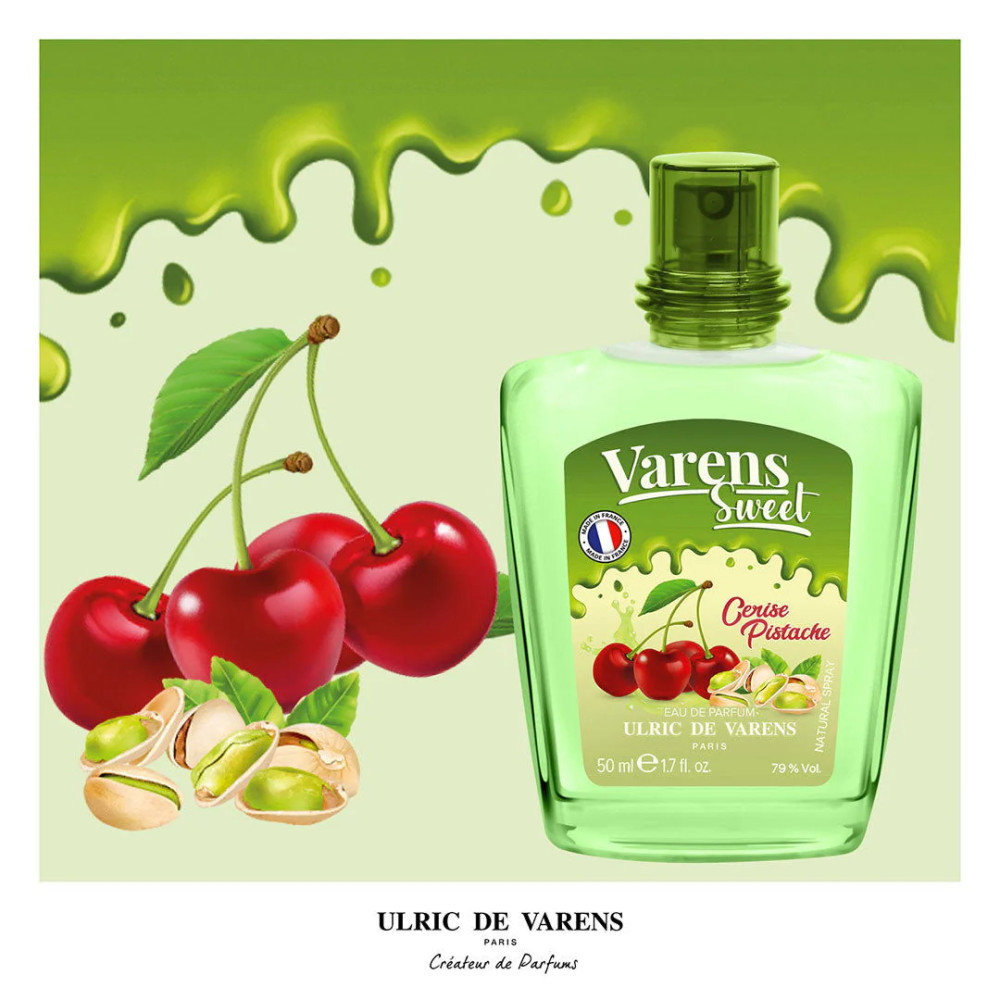 Apă de parfum pentru femei Ulric de Varens Sweet Cerise Pistache, EDP 50 ml - imagine 3