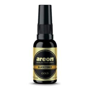 Odorizant auto și cameră Areon Black Force Gold, 30 ml