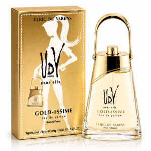 Apă de parfum pentru femei Ulric de Varens UDV Pour Elle Gold-Issime, EDP 75 ml