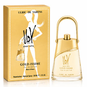 Apă de parfum pentru femei Ulric de Varens UDV Pour Elle Gold-Issime, EDP 30 ml