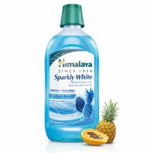 Apă de gură Himalaya Sparkly White Papaya & Ananas, 450 ml