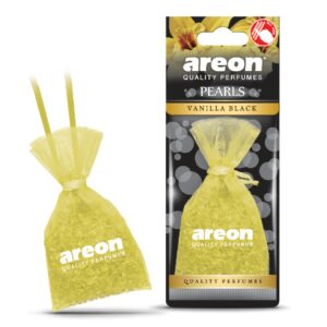 Odorizant auto și cameră Areon Pearls Vanilla Black, săculeț parfumat