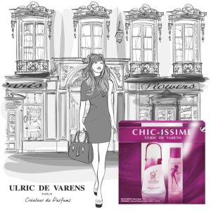 Alternative view of Set cadou femei Ulric de Varens Chic-Issime®, Apă de parfum 75 ml + Deodorant 125 ml