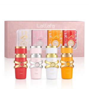 Set miniparfumuri pentru femei LATTAFA PRIDE®, 4 x 5 ml, EDP – colecție orientală