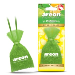 Odorizant auto și cameră Areon Pearls Citrus Squash, săculeț parfumat
