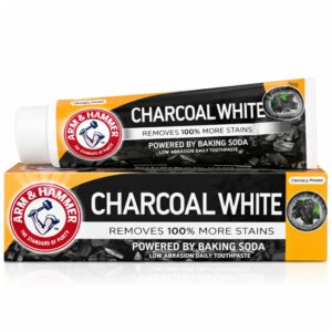 Pastă de dinți Arm & Hammer Charcoal White cu bicarbonat de sodiu, 75 ml