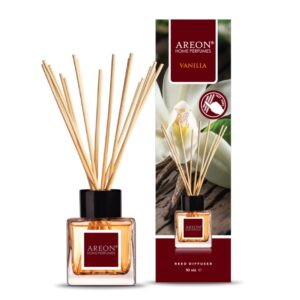 Odorizant cameră cu bețișoare Areon Vanilla, 50 ml