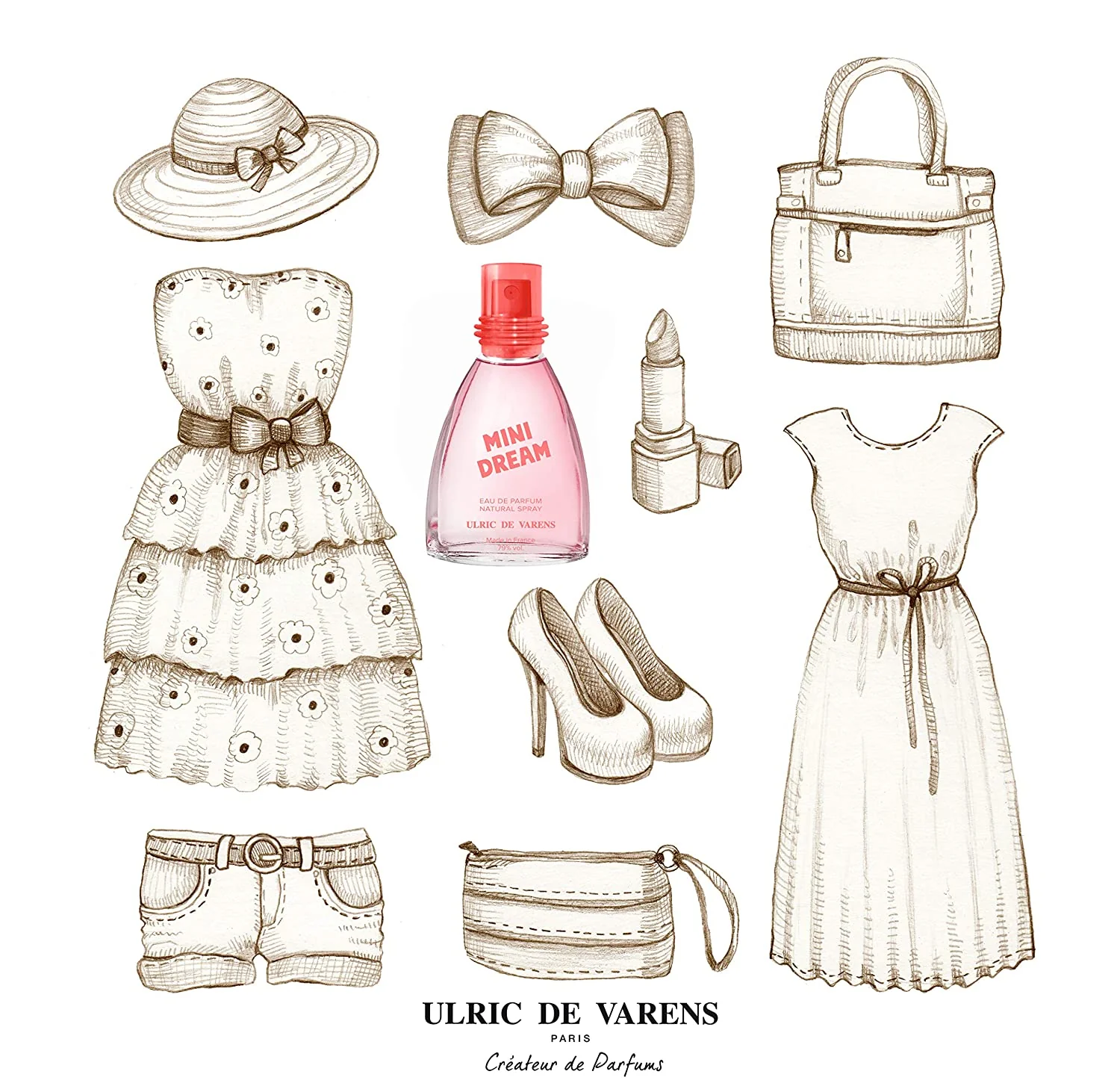 Apă de parfum pentru femei Mini Dream, EDP, 25 ml, Ulric de Varens® - imagine 3