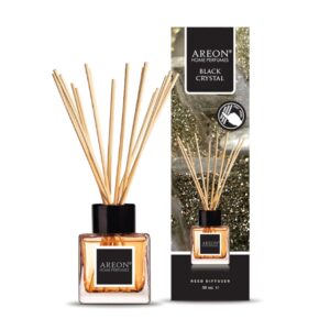 Odorizant cameră cu bețișoare Areon Black Crystal, 50 ml