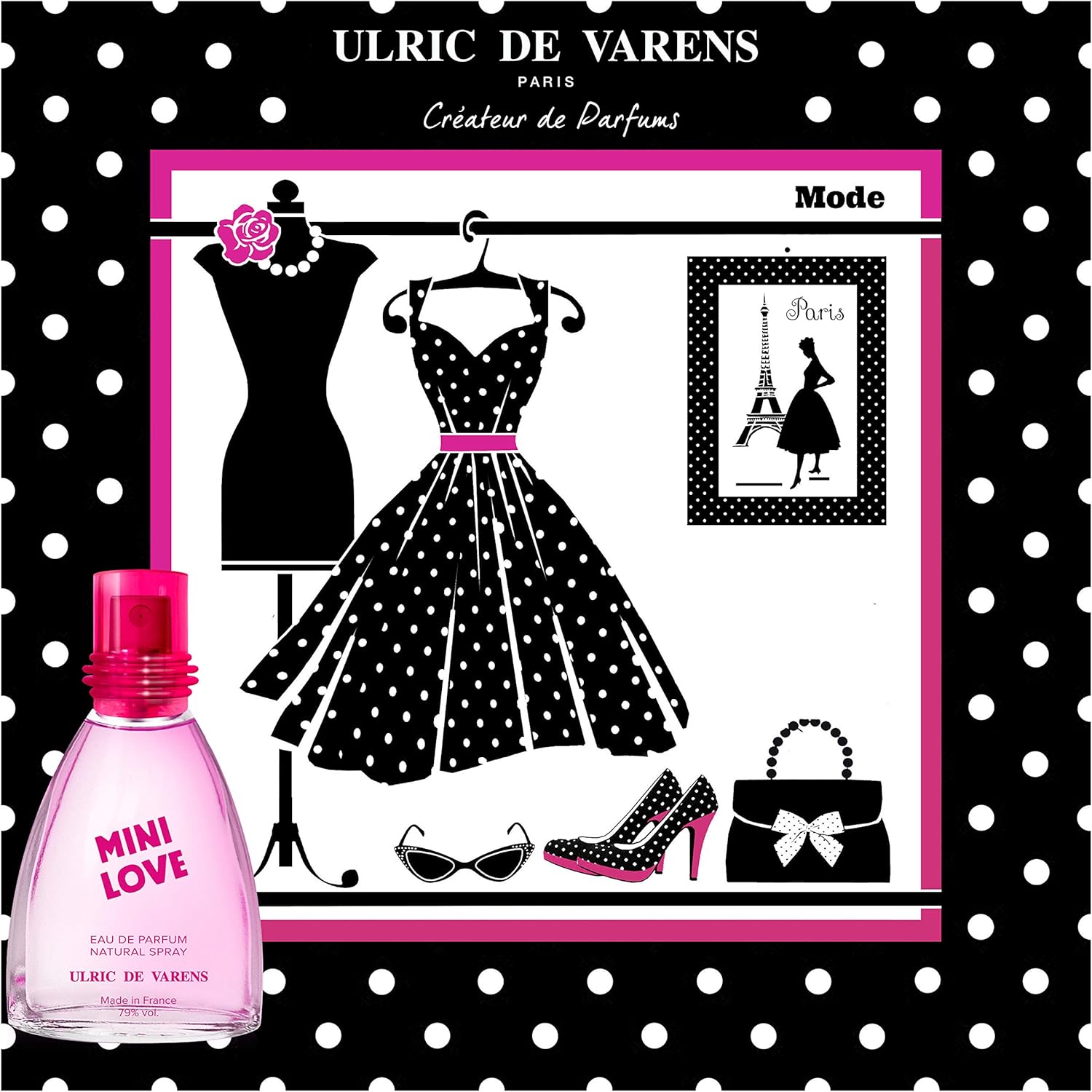 Apă de parfum pentru femei Mini Love, EDP, 25 ml, Ulric de Varens® - imagine 2