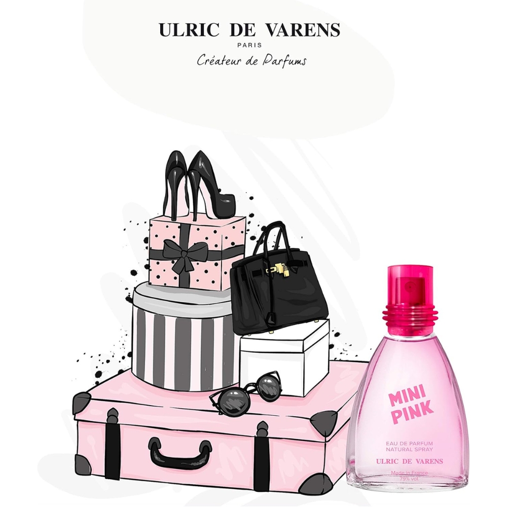 Apă de parfum pentru femei Mini Pink, EDP, 25 ml, Ulric de Varens® - imagine 3