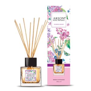 Odorizant cameră cu bețișoare Areon French Garden, 50 ml