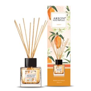 Odorizant  de cameră cu bețișoare Areon Home Perfumes Mango, 50ml