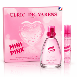 Set cadou femei Mini Pink, Apă de parfum 25 ml + Spray de geantă 20 ml, Ulric de Varens®