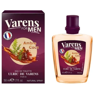 Apă de toaletă pentru bărbați Varens Ambre Coca, 50 ml, ULRIC DE VARENS®