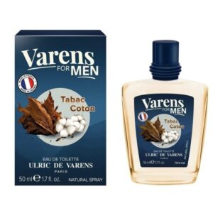 Apă de toaletă pentru bărbați Varens Tabac Coton, 50 ml, ULRIC DE VARENS®