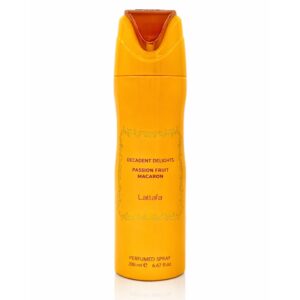 Spray parfumat pentru femei, Decadent Delights Passion Fruit Macaron, 200 ml, Lattafa Pride®