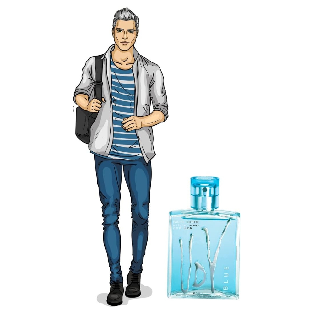 Apă de toaletă pentru bărbați UDV Blue, 60 ml, Ulric de Varens® - imagine 6