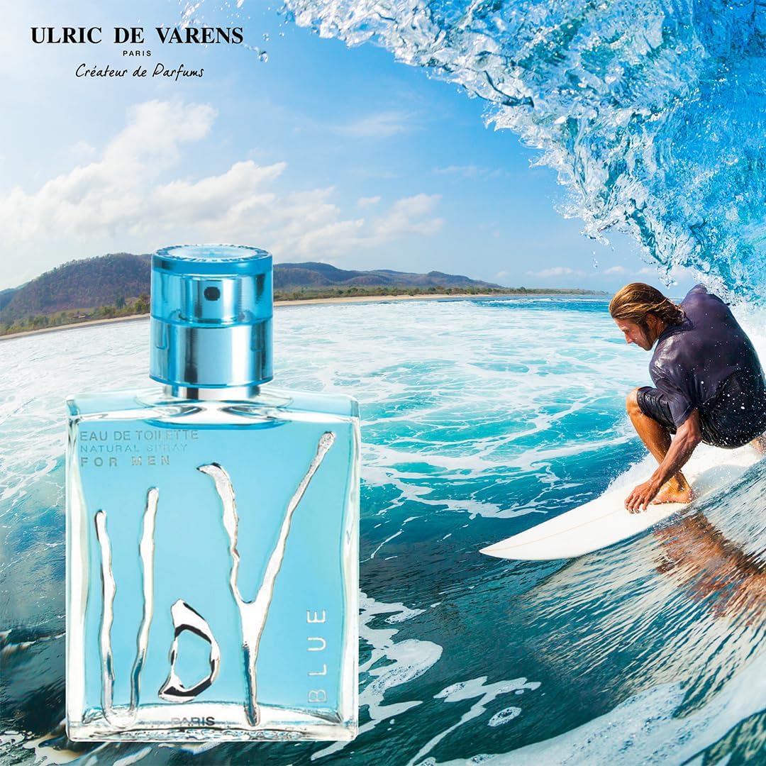 Apă de toaletă pentru bărbați UDV Blue, 60 ml, Ulric de Varens® - imagine 2