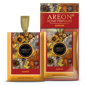 Odorizant dulap, plic cu granule parfumate Areon® Lilos Aurum