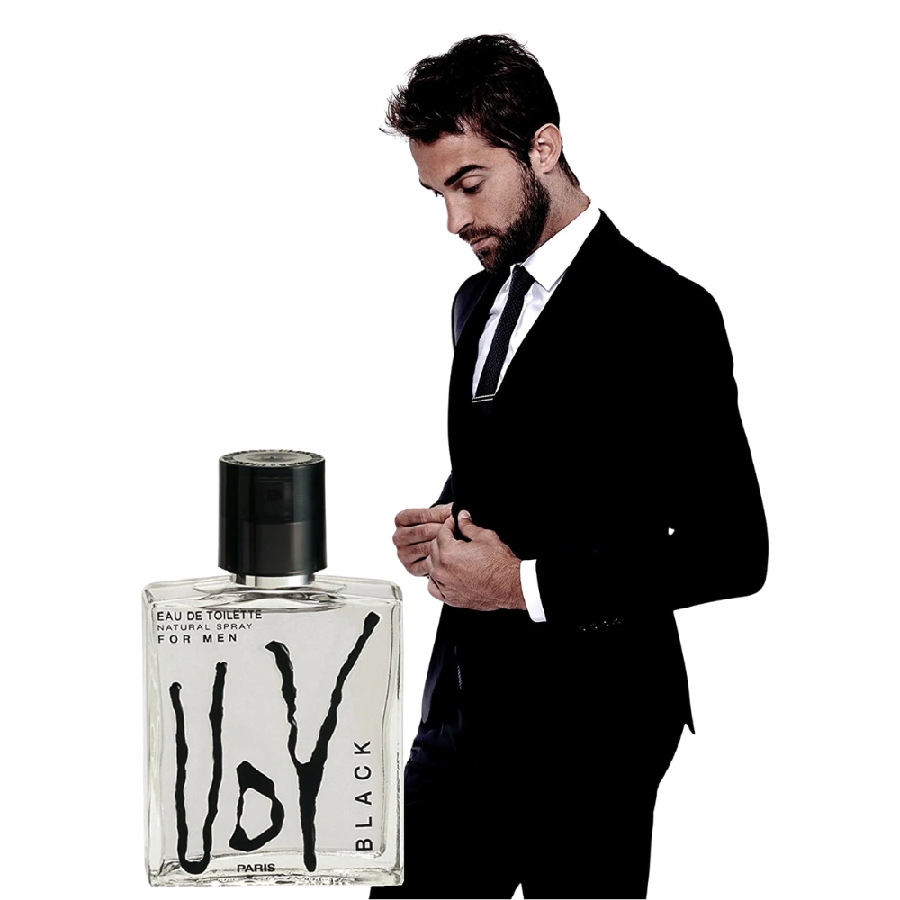 Apă de toaletă pentru bărbați UDV Black, 60 ml, Ulric de Varens® - imagine 4