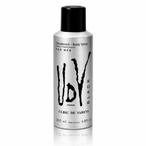 Deodorant spray pentru bărbați UDV Black, 200 ml, ULRIC DE VARENS®
