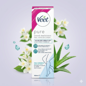 Alternative view of Cremă depilatoare Veet Pure pentru piele sensibilă, 100 ml