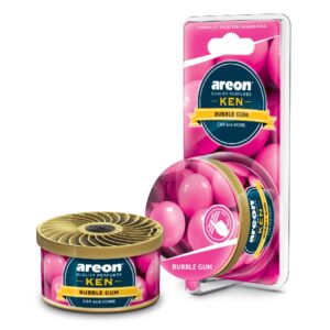 Odorizant solid pentru casă și mașină AREON KEN Bubble Gum, 35 gr