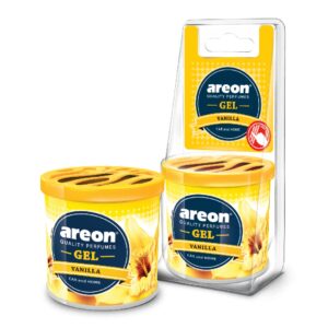 Odorizant solid pentru casă și mașină AREON Gel Vanilla, 80 g