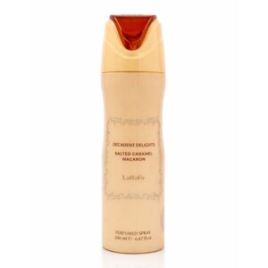 Spray parfumat pentru femei, Decadent Delights Salted Caramel Macaron, 200 ml, Lattafa®