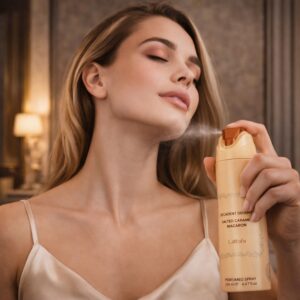 Alternative view of Spray parfumat pentru femei, Decadent Delights Salted Caramel Macaron, 200 ml, Lattafa®