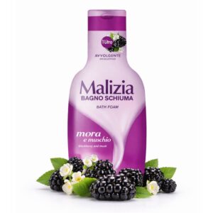 Spumant de baie Malizia cu Mure și Mosc, 1 L