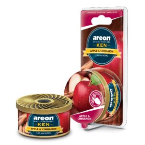 Odorizant solid pentru casă și mașină AREON KEN Apple & Cinnamon, 35 g